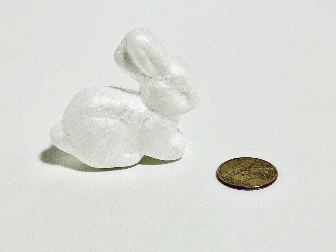 Styrofoam White Rabbits Easter Bunnies for Wreaths and Arts Etsy