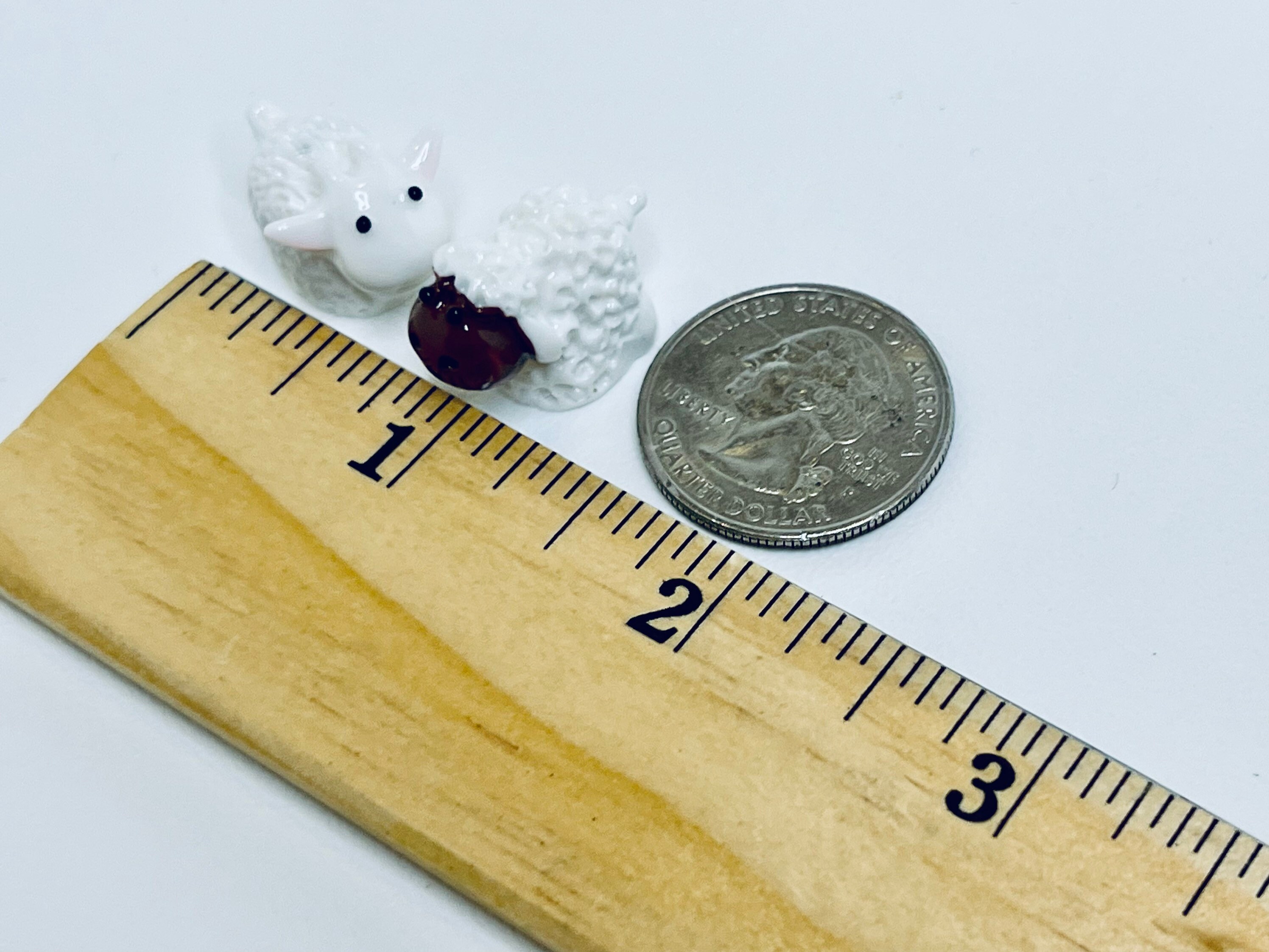Micro Mini Lamb Miniature Sheep Set: Micro Lamb for Fairy Garden, Crafts - Etsy