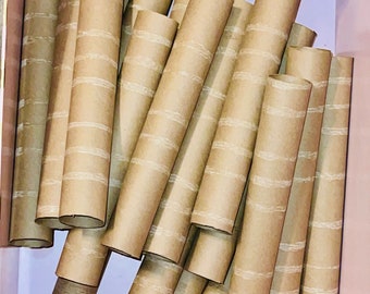 Cardboard Paper Tubes for Crafts: Paper Towel Size | 10 or 20