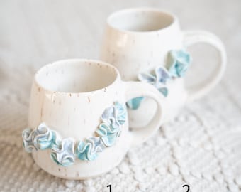 Beautiful LACE and FLOWERS MUGs