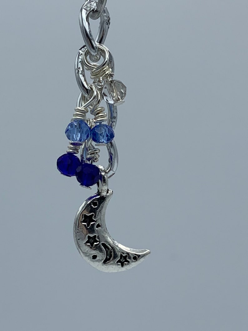 Scissor Fob Purse Charm Rear View Window Charm Magical Moon