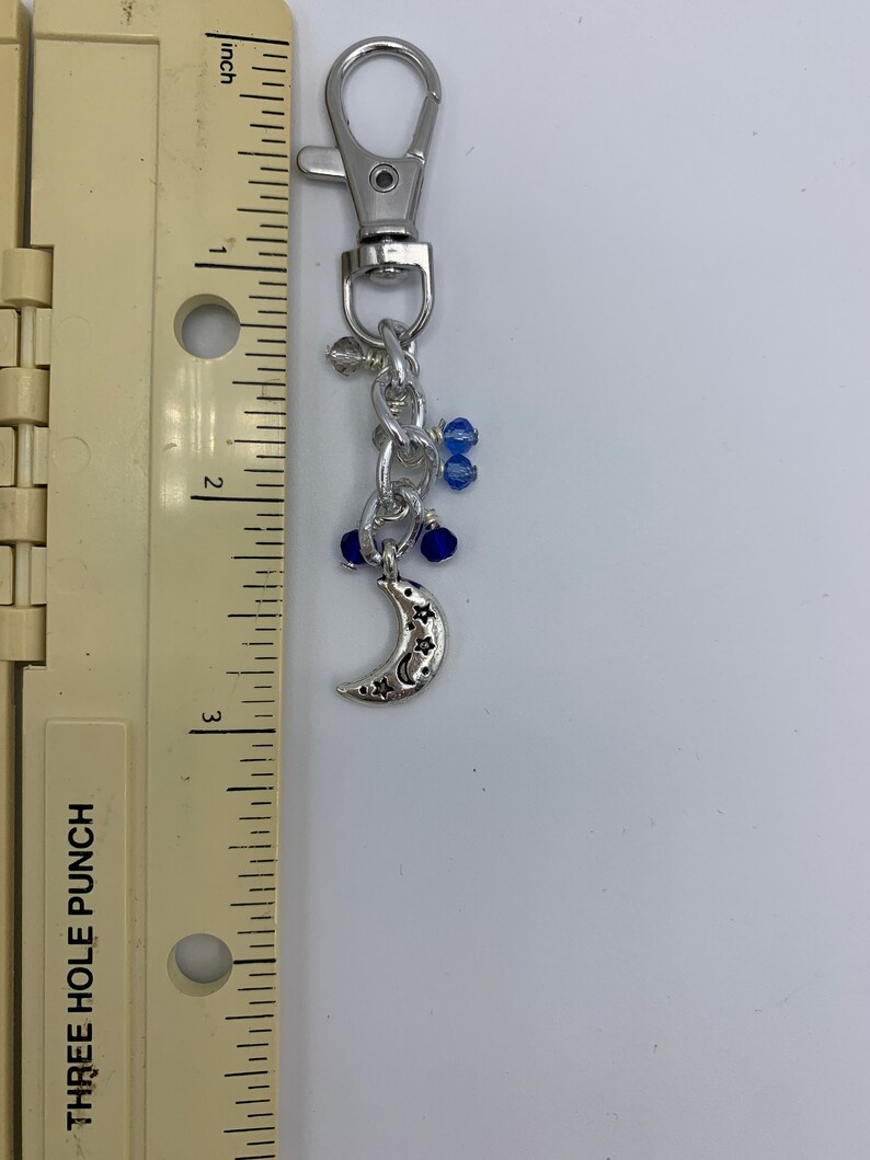 Scissor Fob Purse Charm Rear View Window Charm Magical Moon