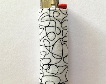 Fabric Lighter Cover/ Pouch/ Case/ Holder/ Sleeve/ Pocket Designed to Fit Large Lighters/ Individualized Handmade Lighter Accessory