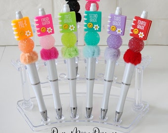 Grade Level Beaded Pen: Teacher Appreciation Gift