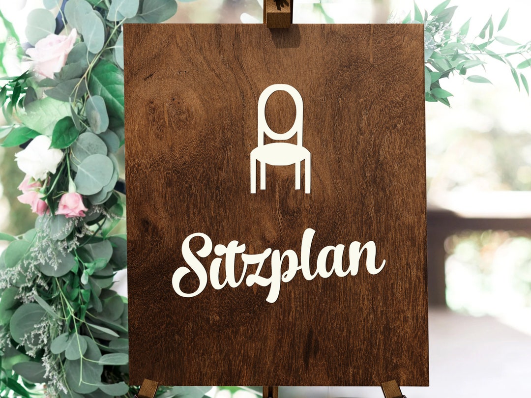 Vinyl Decal Seating Chart Sticker Wedding Party Decal Sticker