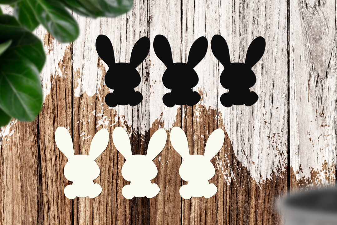 Sticker Bunnies Set of 6 Bunny Stickers Bunny Stickers Etsy