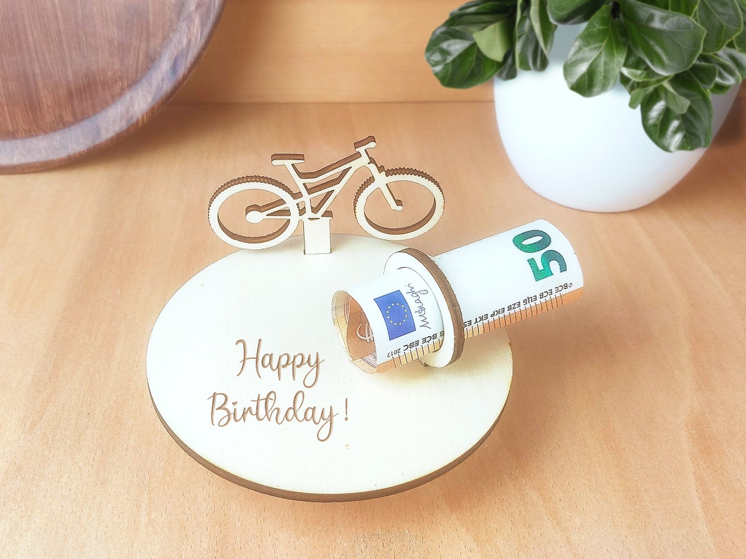 Geldgeschenk Fahrrad EBike Wunschgravur Geburtstag Firmung Freizeit