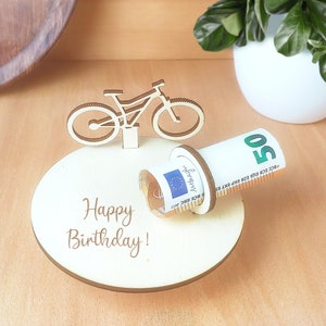 Geldgeschenk Fahrrad EBike Wunschgravur Geburtstag Firmung Freizeit