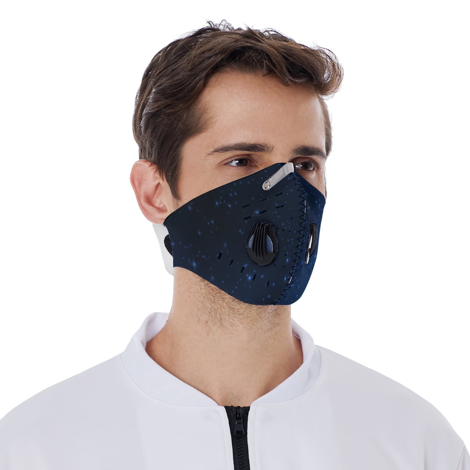 Velcro Mask with Valves without ear loops Face mask with Etsy