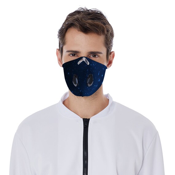 Velcro Mask with Valves without ear loops Face mask with Etsy