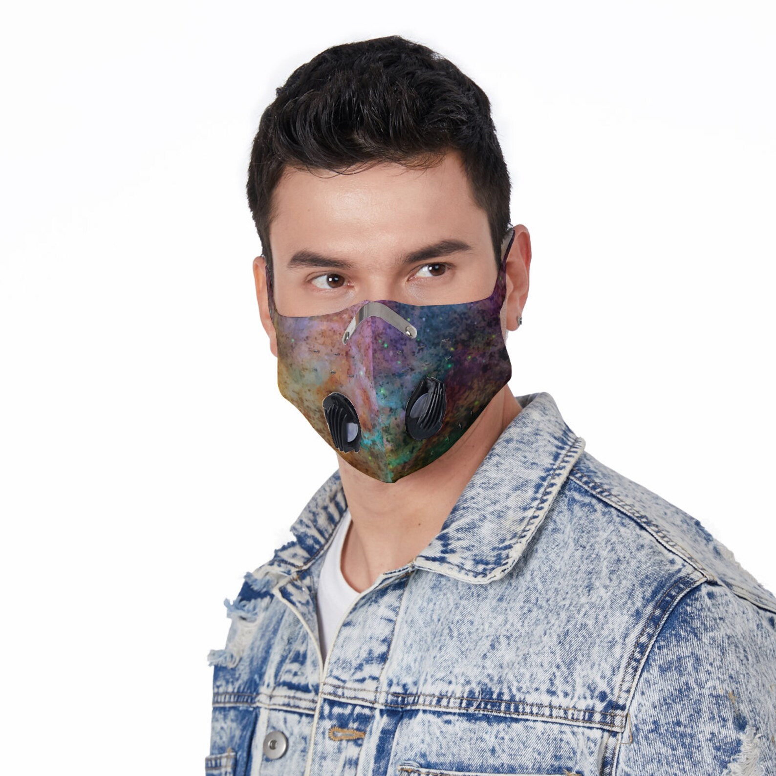 Mask With Double Valves face mask with valve Face mask with Etsy