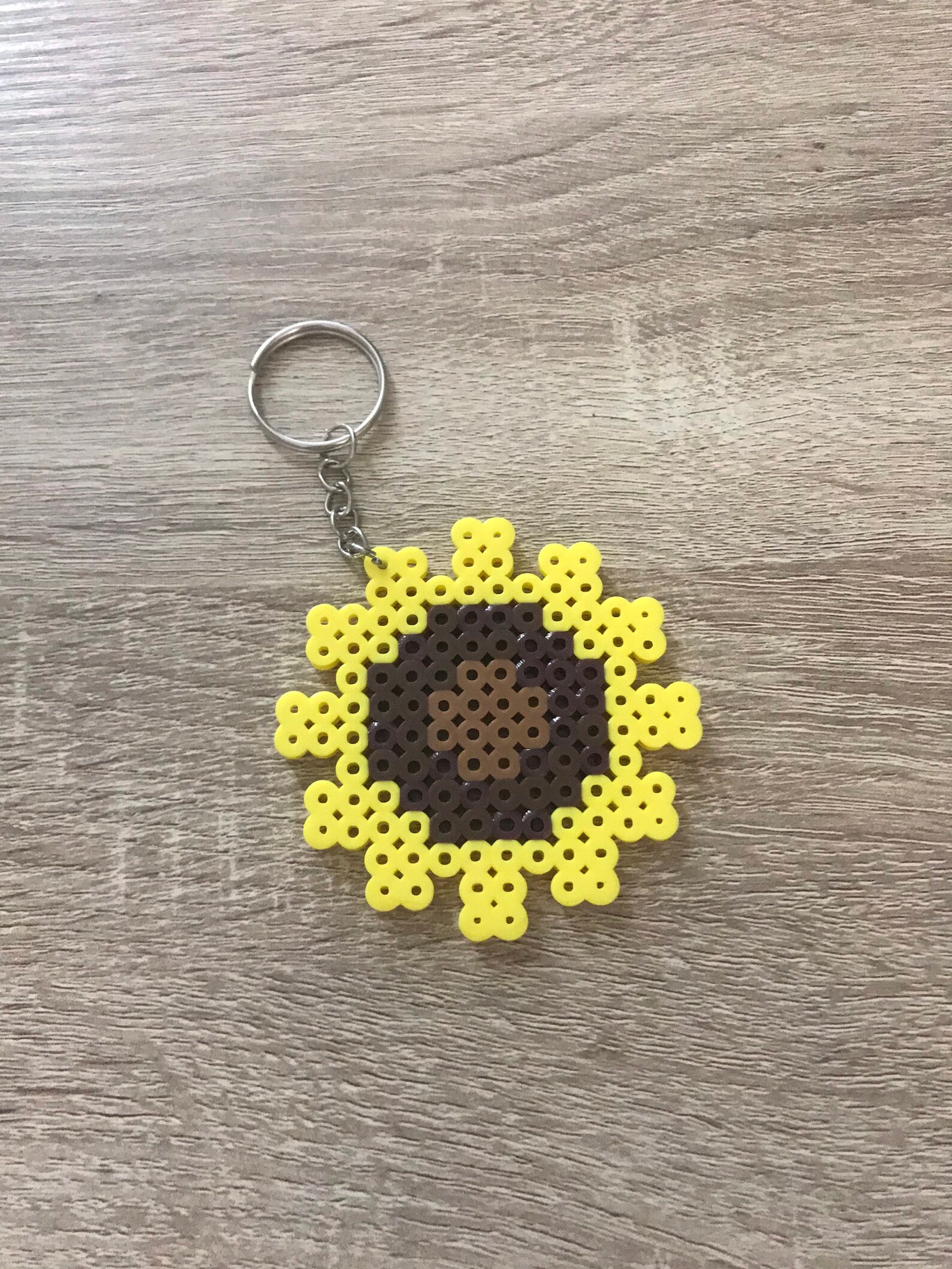 Sunflower Keychain Etsy