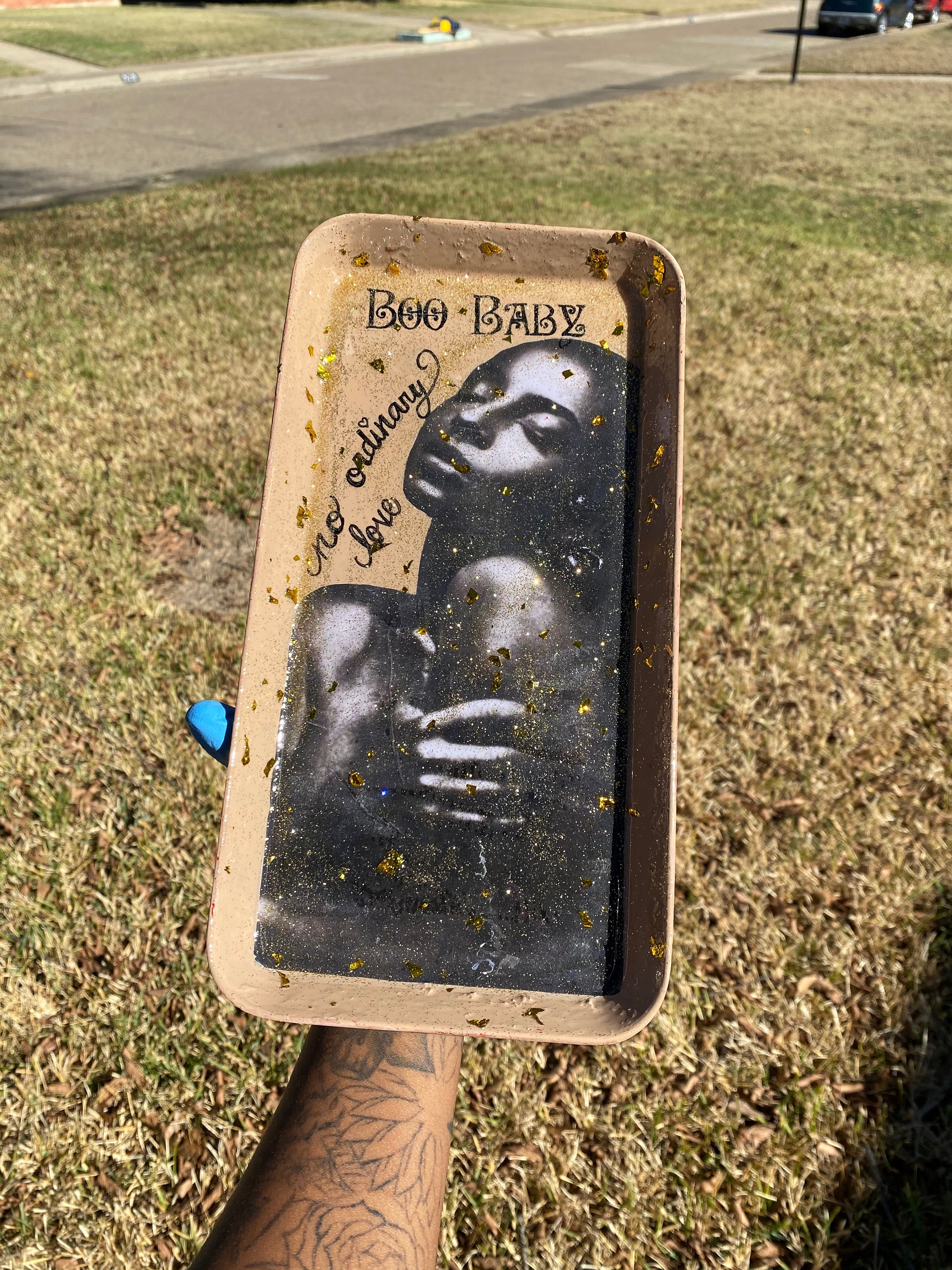 Custom Handpainted Rolling Tray Etsy