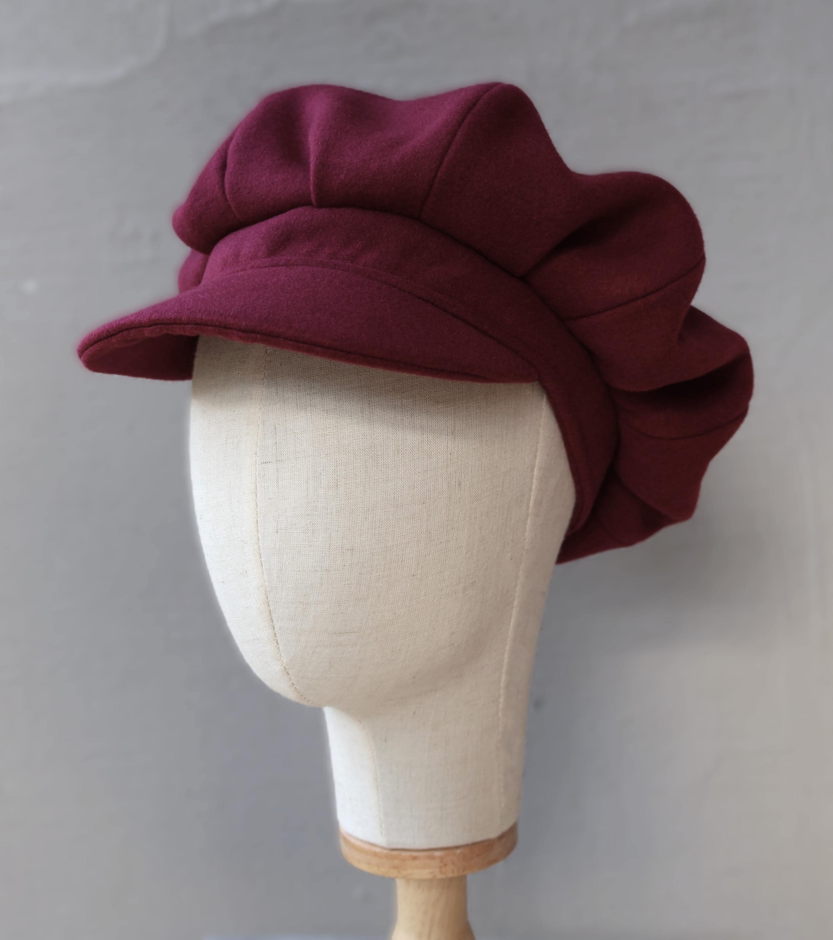 帽子 TheThreeRobbers BB CAP WOOL burgundy Original Wool Cap With Earflaps | Stormy Kromer®