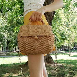 Bolso rafia, Bolso rafia de verano hecho a mano, Clutch de rafia de ganchillo en natural, Bolso bandolera Raffia, Bolso Clutch Raffia, Bolso de verano Crochet