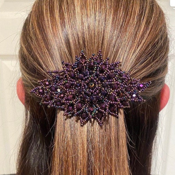 Beaded Hair Piece Etsy