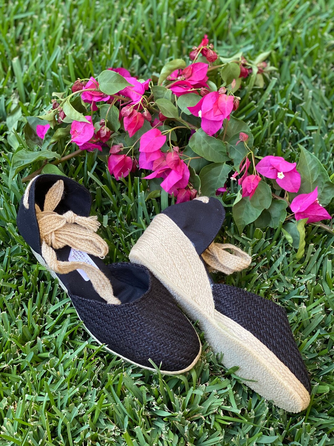 Alpargatas Mexicanas Negras, Alpargatas Artesanas, Sandalias