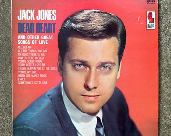 Jack Jones “Dear Heart” Vinyl Record 1965