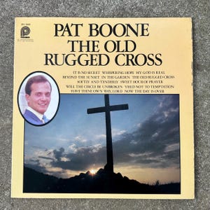 Pat Boone “The Old Rugged Cross “Vinyl Record 1977