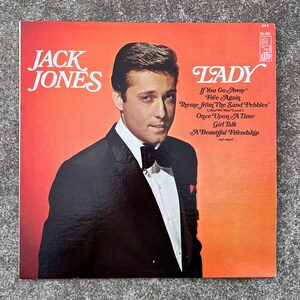 Jack Jones “Lady” Vinyl Record 1967