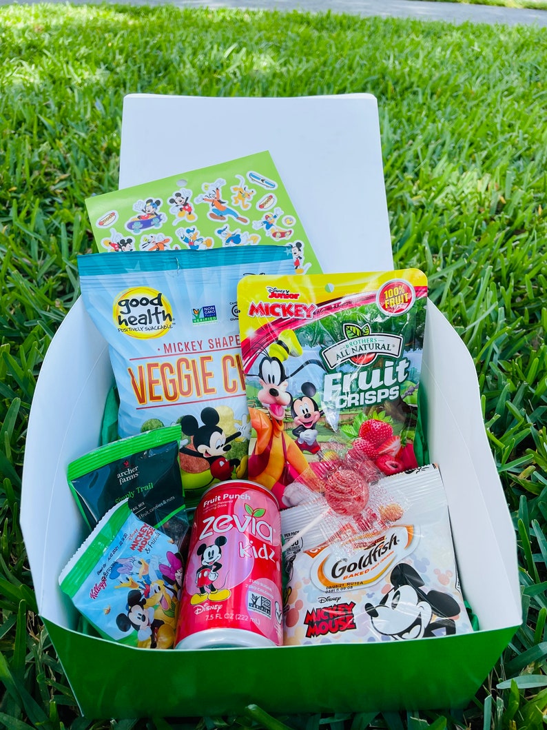 Disney Box Surprise Box Snacks Treats Road Trip Snacks Etsy