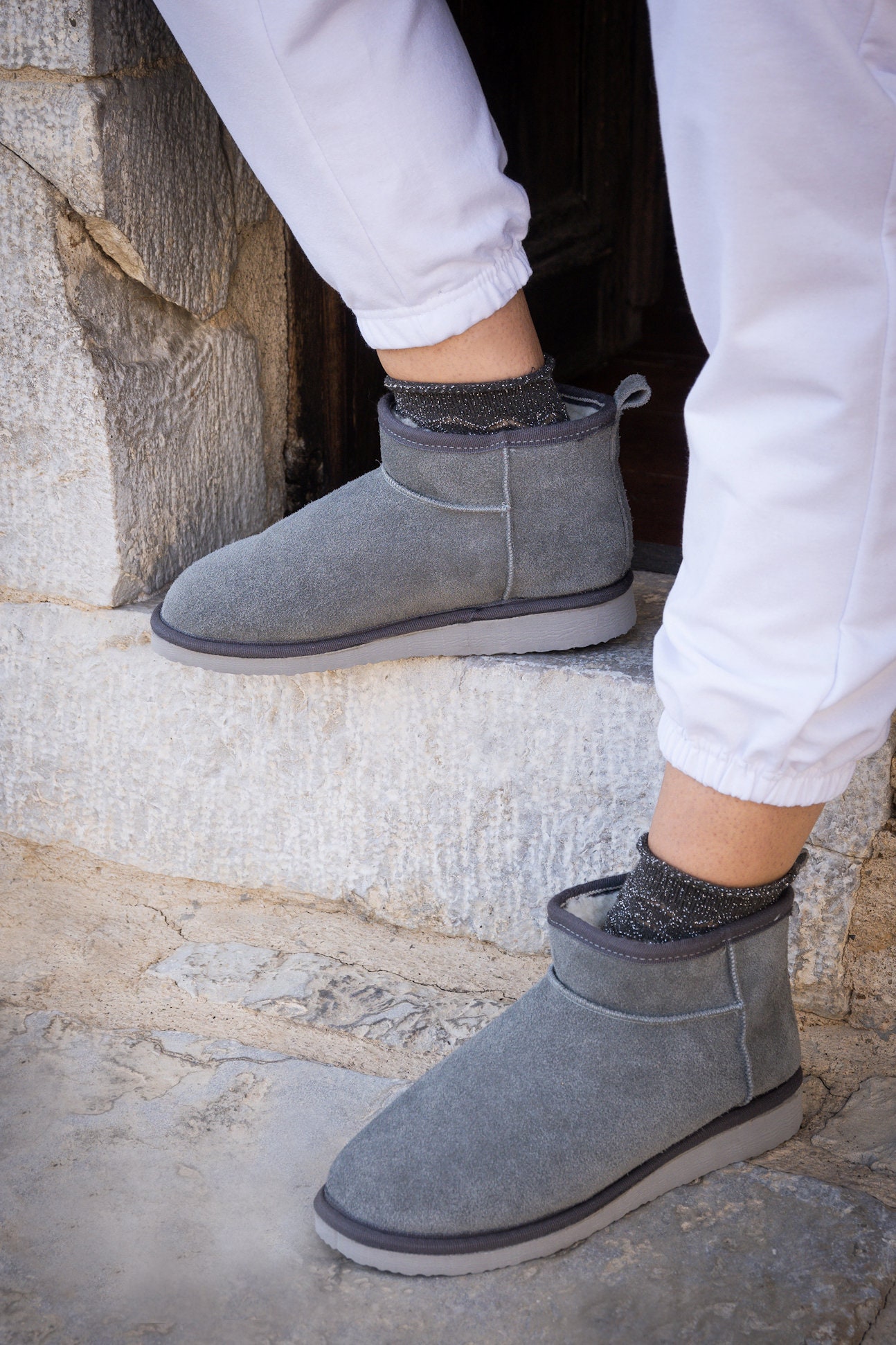 Luxehome women's cozy fleece slippers sale