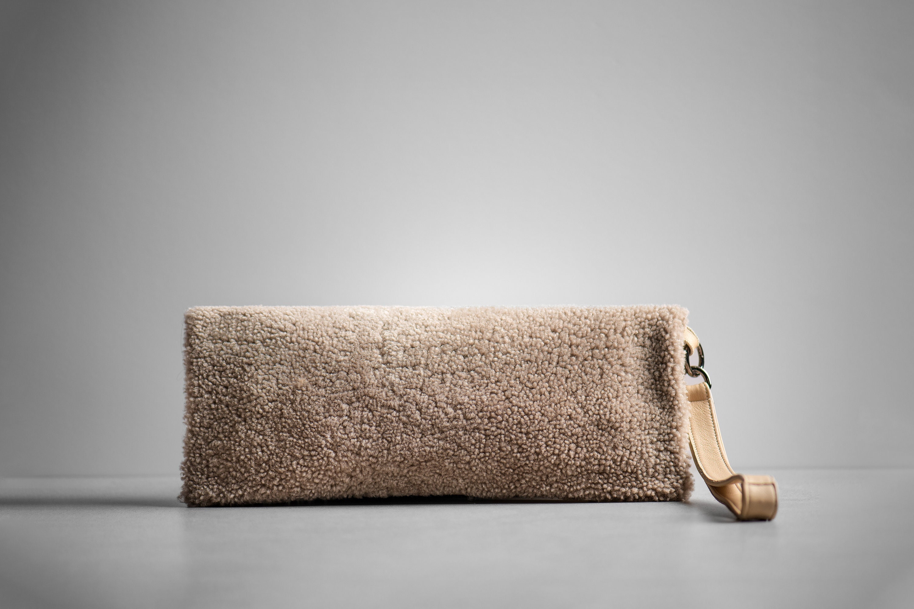 Shearling clutch new arrivals