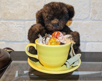 Tea Cup Teddies Primitive Teddy Bear PATTERN HHF309