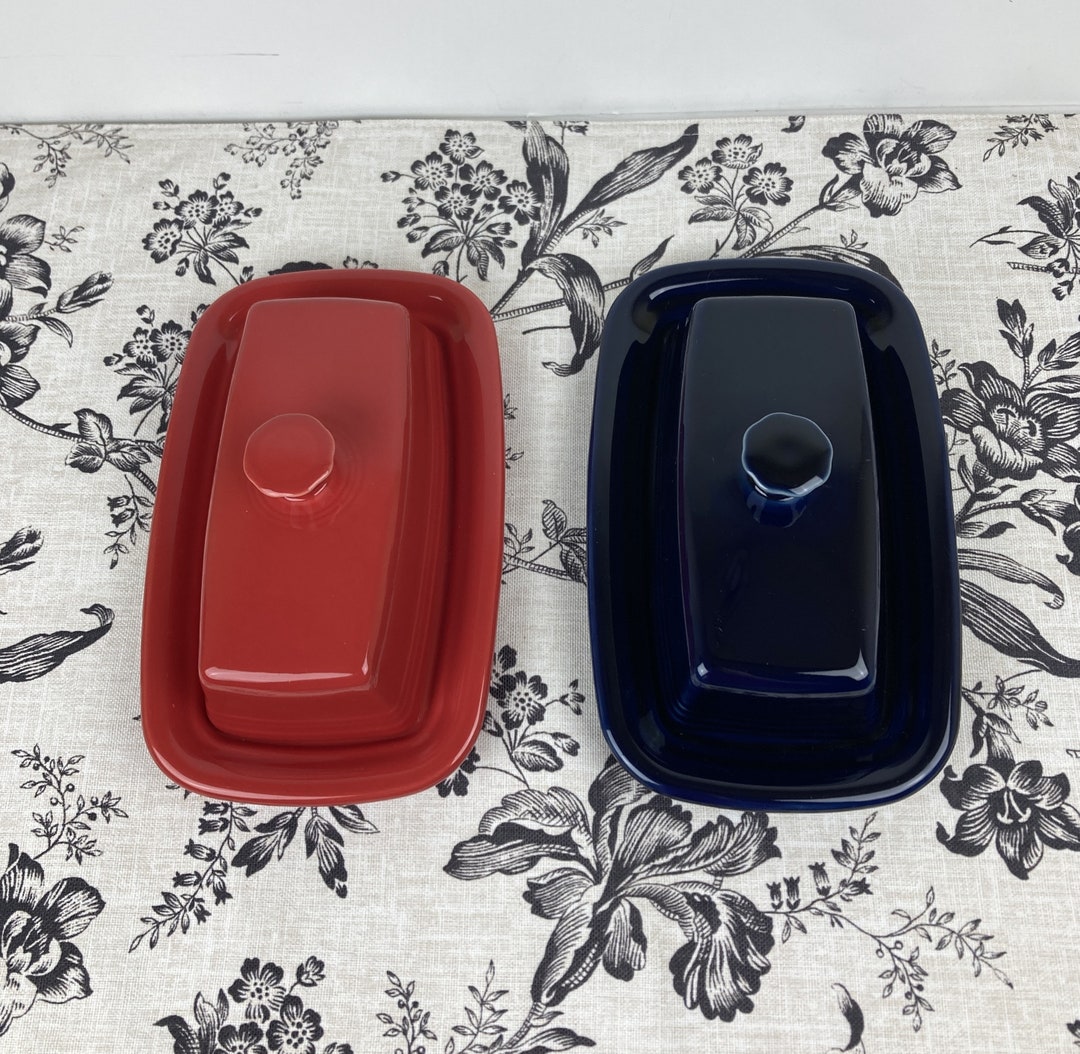Fiestaware Extra Large Covered Butter Dish Pick a Color Great Gift Etsy