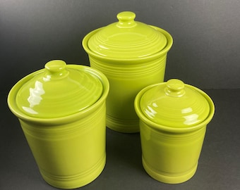 Fiestaware Lemongrass Canister - 1 or 2 Quart