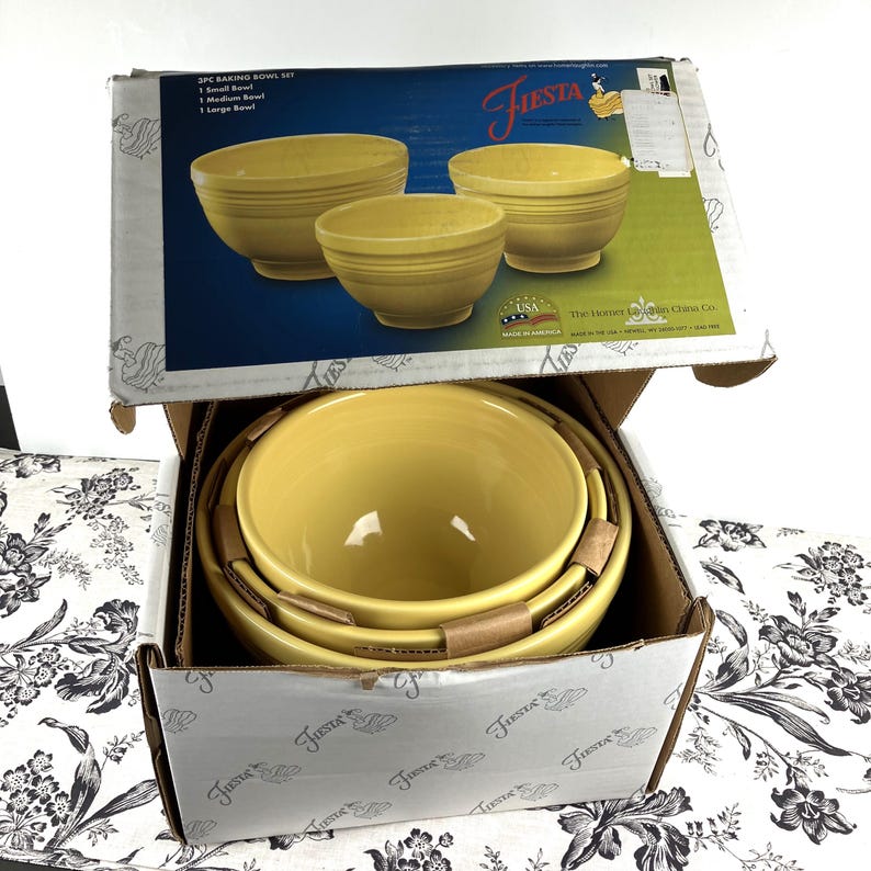 Fiestaware Baking Bowl Set