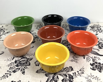 Fiestaware  Bouillon Bowl - Pick a Color - Paprika Lapis Meadow Daffodil Poppy Black Shamrock