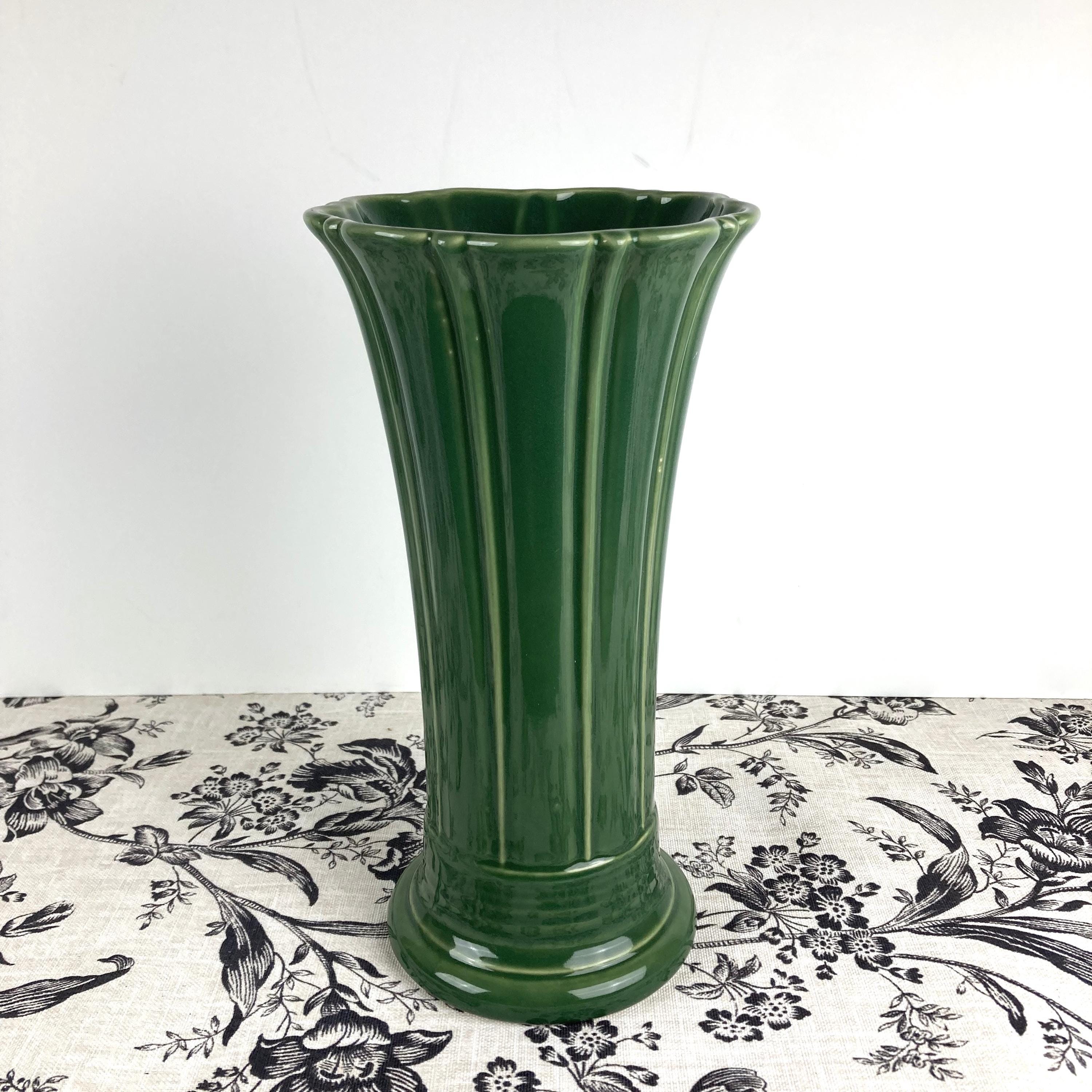 Fiestaware Medium Flare Flower Vase - Turquoise, Cobalt, Tangerine