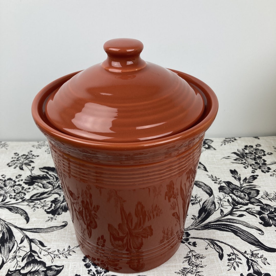 Fiesta Paprika 2 Quart Medium Canister Great Gift Etsy