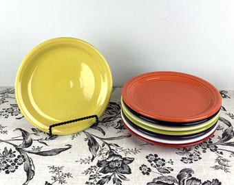 Fiestaware Bistro Coupe Salad Plate, USA Made, Pick Your Color
