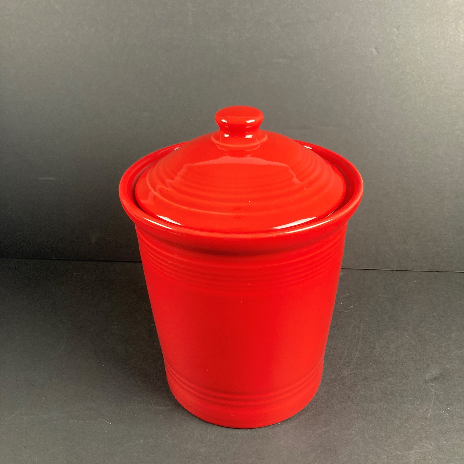 Fiestaware Canister Pick Your Size Scarlet Red Great Gift Etsy