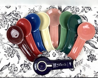 Fiestaware Spoon Rest - Pick a color - Ivory, Sky and Plum