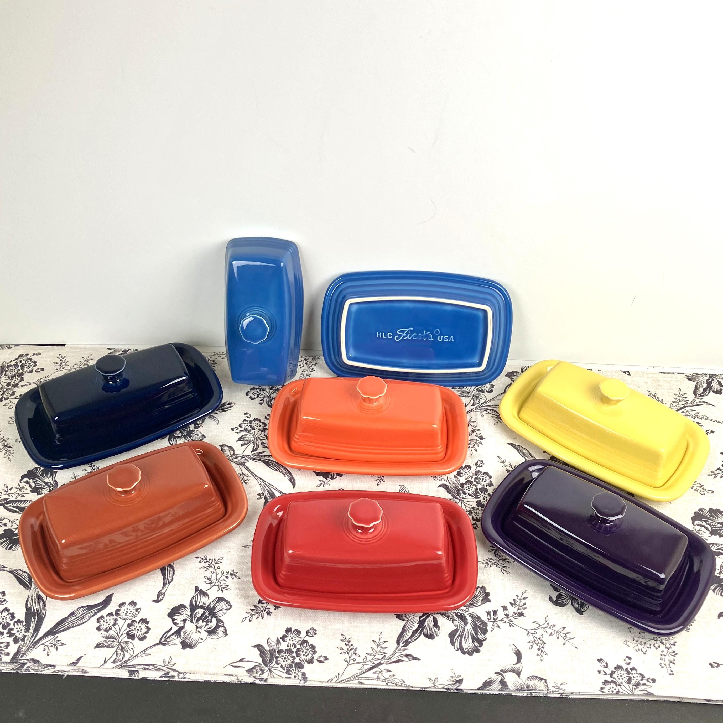 Fiesta Extra Large Covered Butter Dish