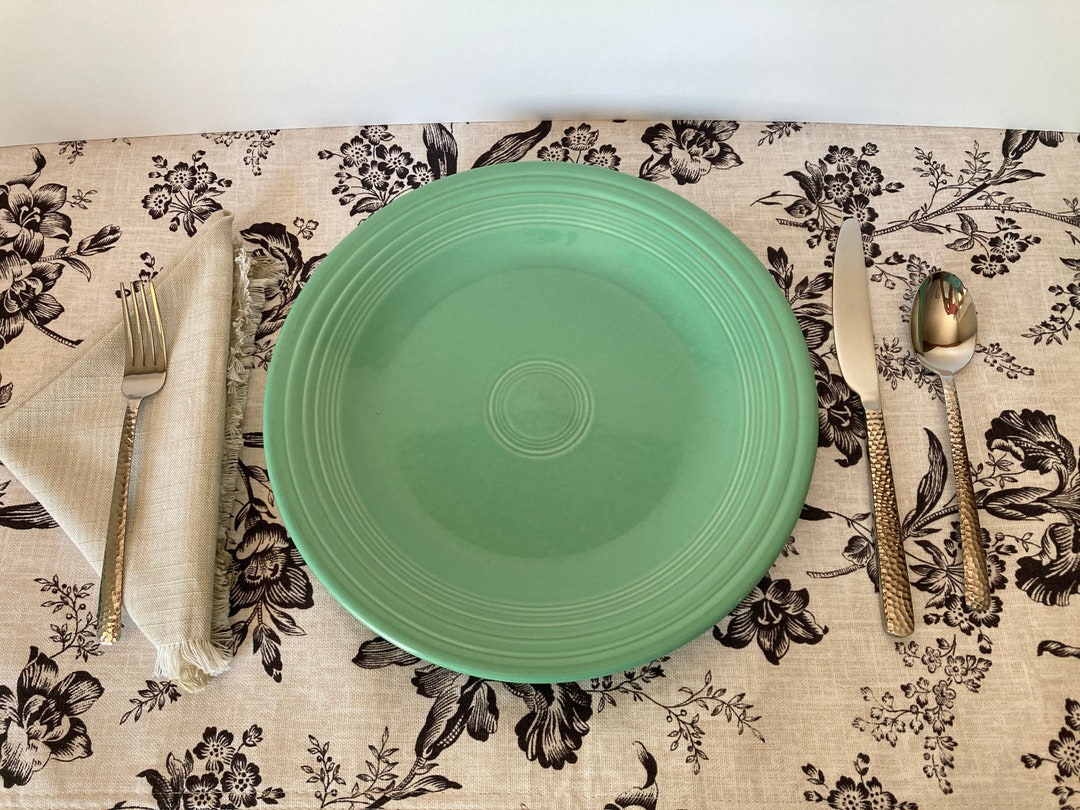 Fiestaware Sea Mist Green Dinner Plate Etsy