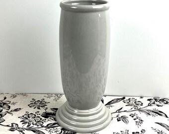 Fiestaware - Millennium III Vase - Chartreuse, Pearl Gray