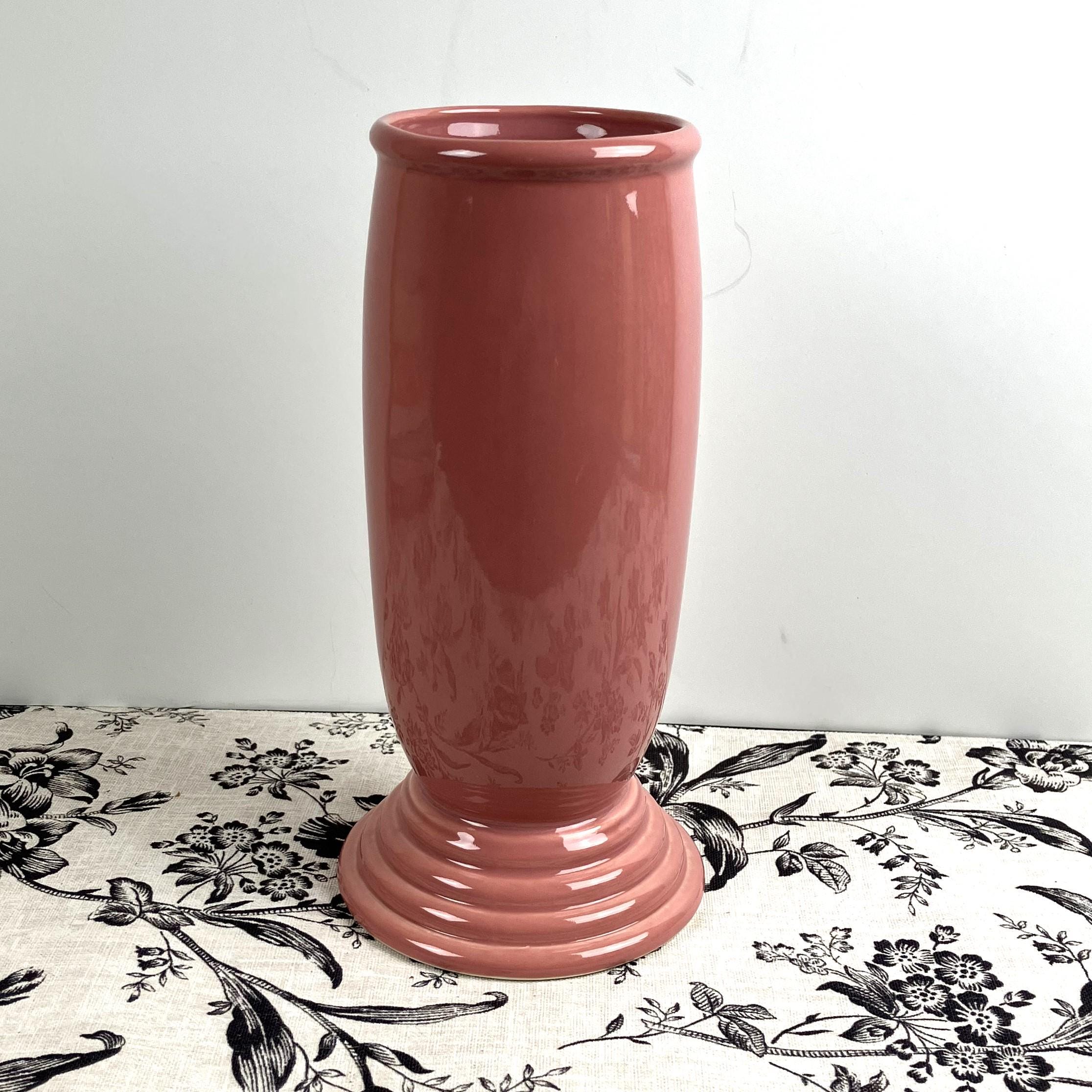 Fiestaware - Millennium III Vase - Chartreuse, Pearl Gray, Rose