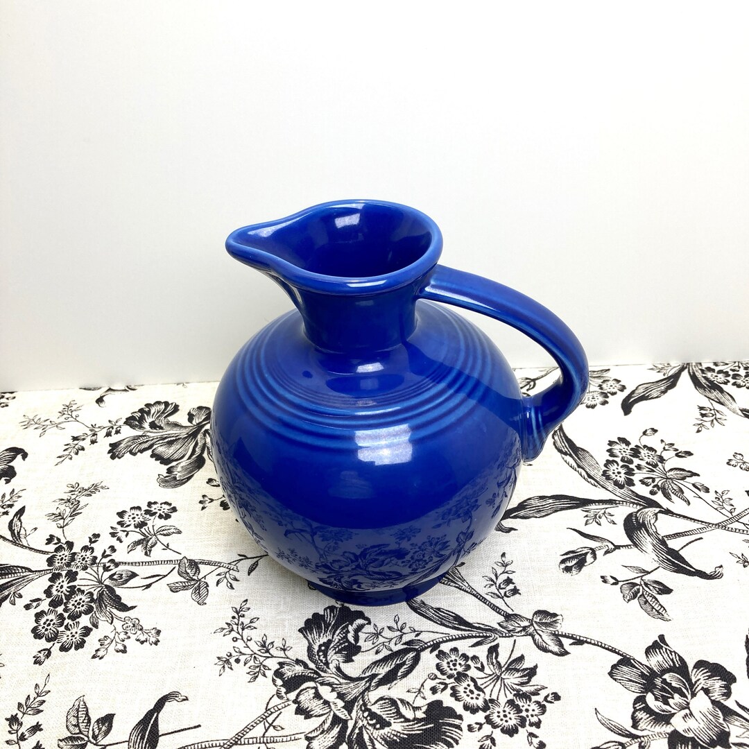 Fiestaware Sapphire Carafe - Rare - Etsy