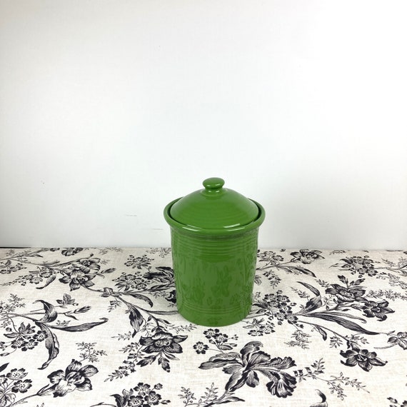 Fiestaware Shamrock Green Canister Pick Your Size 1 2 or 3 Quart Etsy