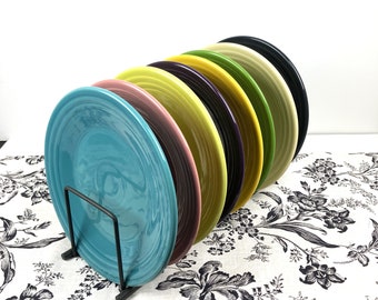 Fiestaware Luncheon Plate Classic Style (Pick your Color) - Colorful Dishes