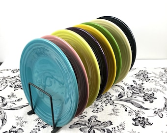 Fiestaware Luncheon Plate Classic Style (Pick your Color) - Colorful Dishes