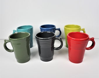 Fiestaware Latte Mug - Pick a color - Lemongrass, Lapis, Scarlet, Sage, Turquoise, Sunflower