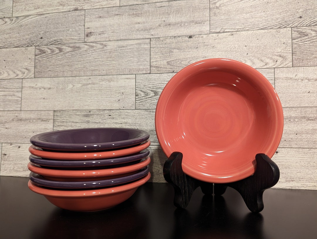 Fiestaware Fruit Bowl pick Your Color Flamingo or Mulberry Etsy