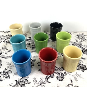 Fiestaware Juice Tumbler - Pick a Color - Pearl Gray, Chartreuse, Yellow, Scarlet, Peacock, Shamrock, Ivory, Yellow, Chocolate and Cobalt