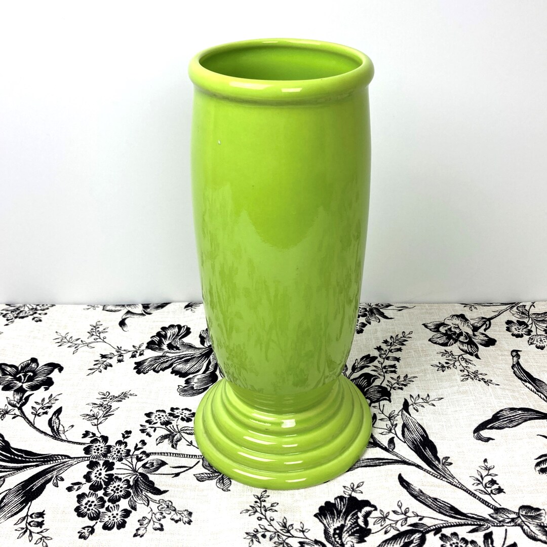 Fiestaware - Millennium III Vase - Chartreuse, Pearl Gray, Rose