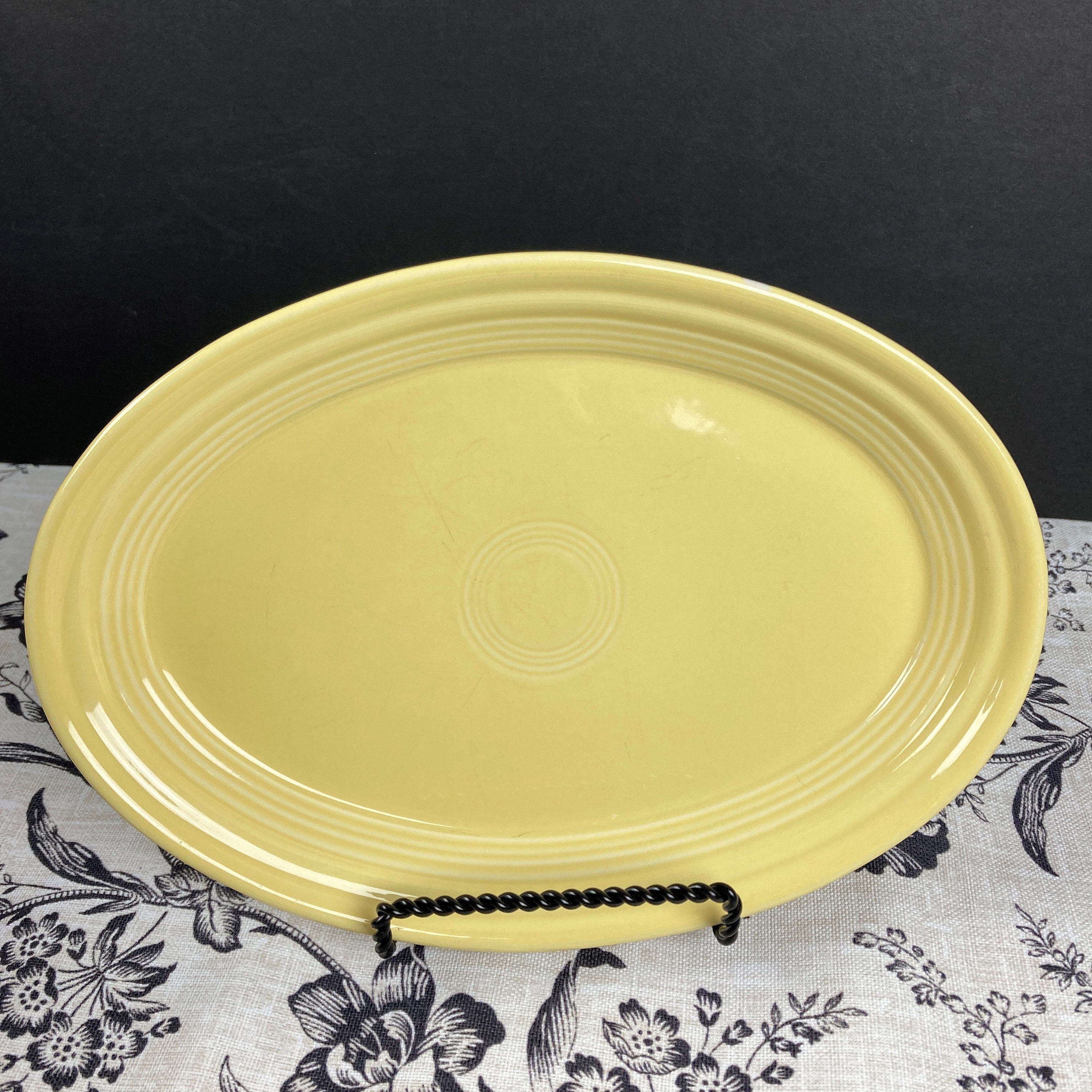 Fiestaware Small Oval Platter pick a Color Seamist Etsy
